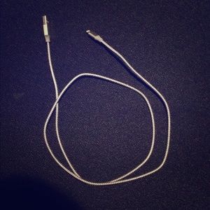 Nylon braided lightning charging cable